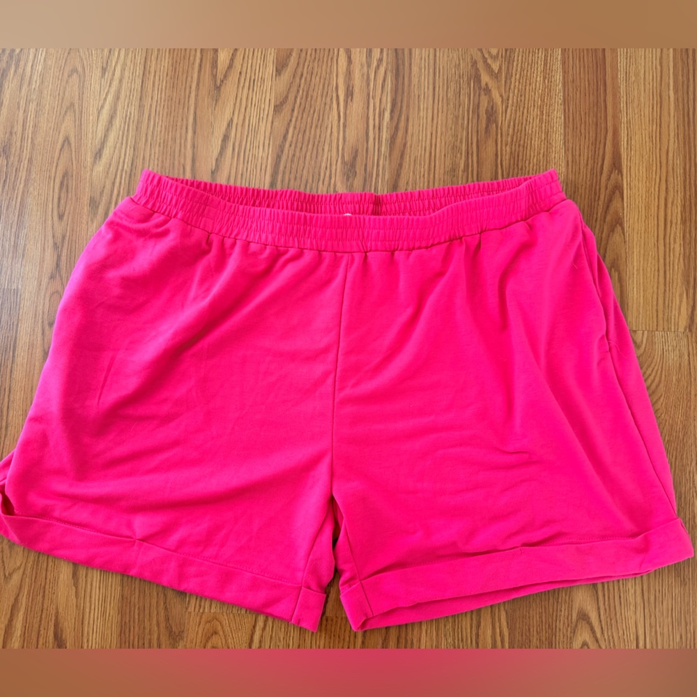 Vibrant Pink Women's Athletic Shorts